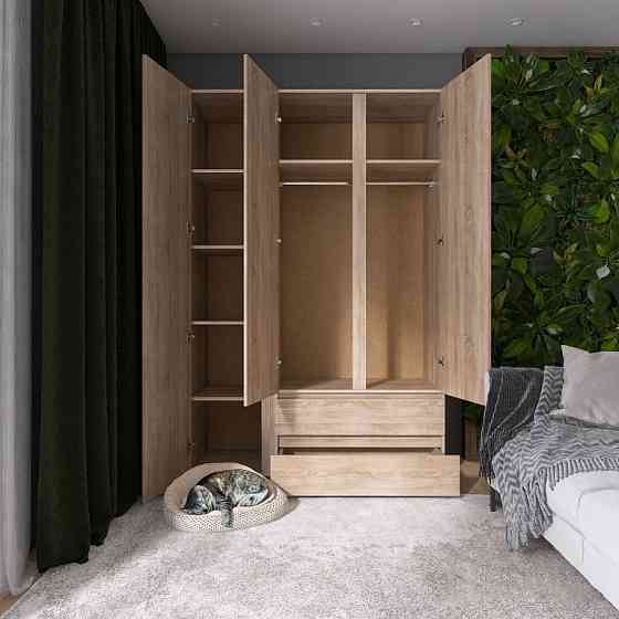 Шкаф трехдверный Эверест ШЛ-3 Лайт Дуб сонома (DTM-4677) Днепр