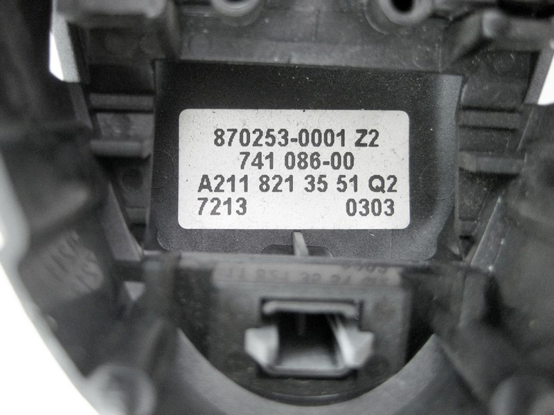 Mercedes-Benz  A2118213551 7213 Заглушка замість кнопки захисту салону в плафоні сіра E-Class W211 CLS C219 Одесса - изображение 3