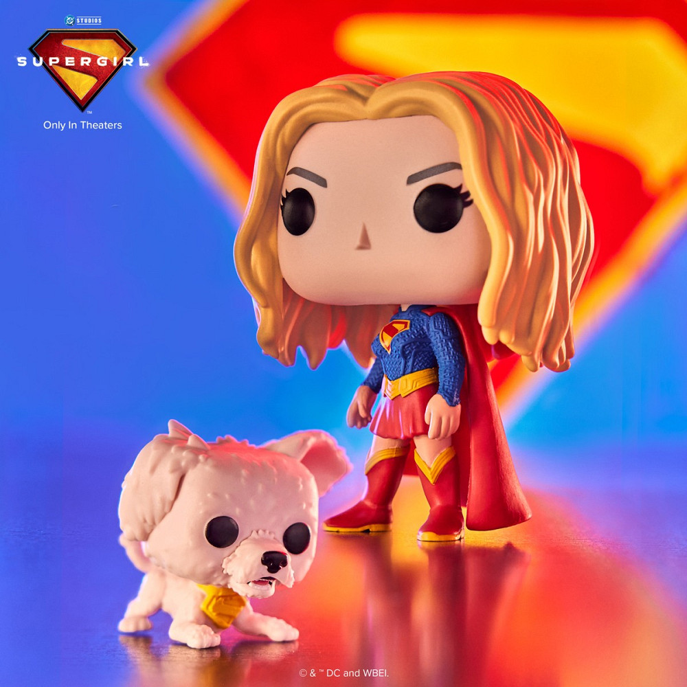 Набір ігрових фігурок Funko POP! серії Суперґьорл - Суперґьорл і Крипто Суперпес Дніпро - фото 3