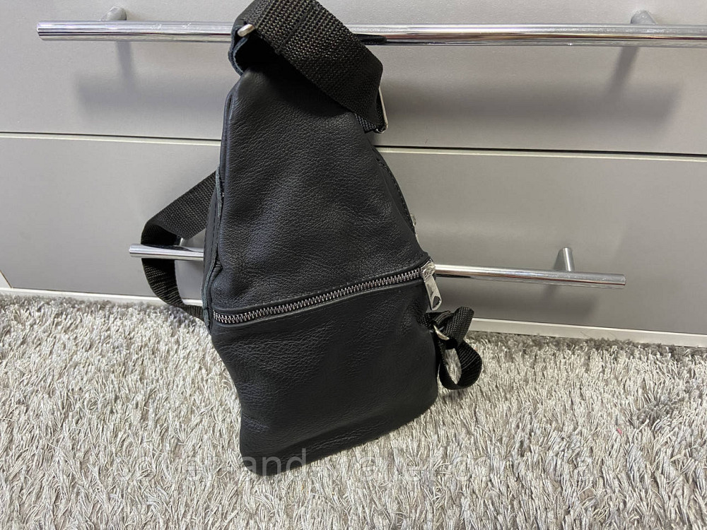 Кожаная мужская сумка-слинг через плечо PS Leather Киев - изображение 4