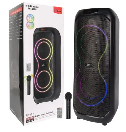 Беспроводная караоке-колонка с двумя микрофонами SPS ZQS8255 Коломыя