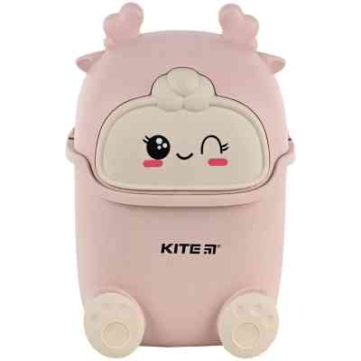 Кошик для паперів Kite Настільний контейнер для сміття, рожевий (K24-009-5) Вінниця