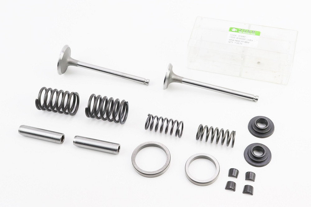 Клапан впускний (h-120; D-42; d-7,95), випускний (h-120; D-36; d-7,95) + клапанний механізм к-кт R195NM Киев - изображение 1