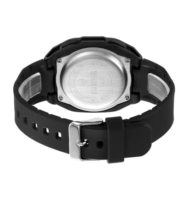 Часы мужские наручные спортивные Skmei 2160 (Черный с белым циферблатом) Винница - изображение 9