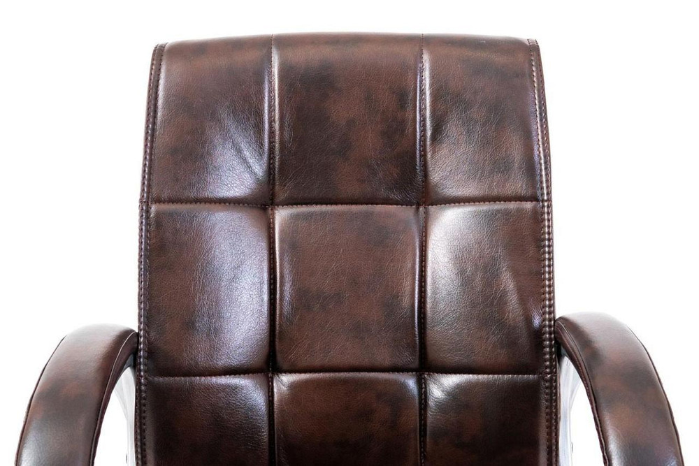 Офісне Крісло Керівника Richman Arizona Madras Dark Brown Хром М3 MultiBlock Коричневий Київ - фото 6