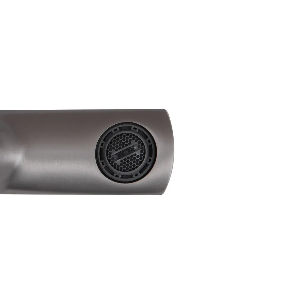 Смеситель для ванны Qtap Slavonice с душевым гарнитуром QTSLV259GMB48035 Gunmetal Black PVD графит Киев - изображение 4