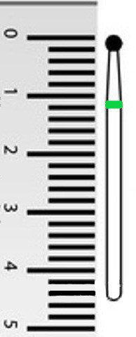 Насадка на фрезер алмазна мала сферична кулька Київ - фото 1