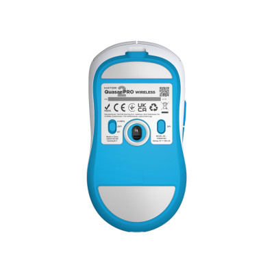 Мишка Hator Quasar 2 Pro Wireless/Bluetooth/USB White/Cyan (HTM561WC) Вінниця - фото 3