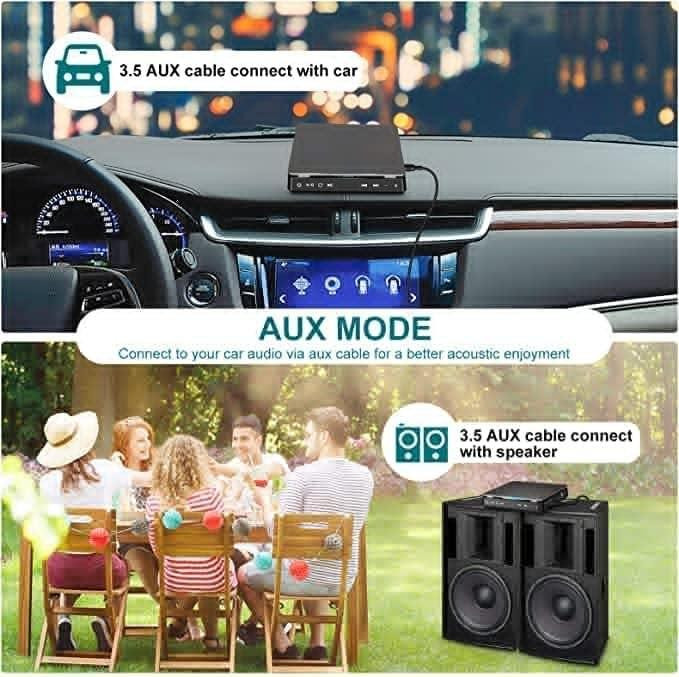 Аудіосистема Greadio KC-806 CD-плеер з пультом, світлодіодним екраном, FM-радіо, AUX/USB, HiFi-динаміком з Німеччини Дніпро - фото 2
