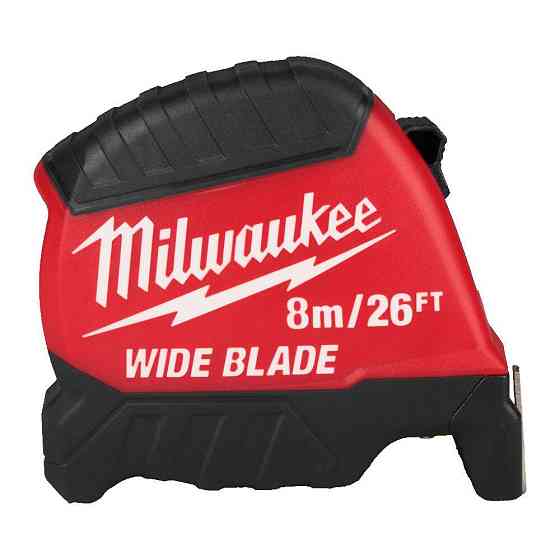 Рулетка WIDE BLADE MILWAUKEE (Gen2), (полотно 35мм), 8м/26фт Одесса