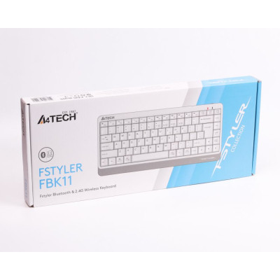 Клавиатура A4Tech FBK11 Wireless White (4711421965491) Винница - изображение 5
