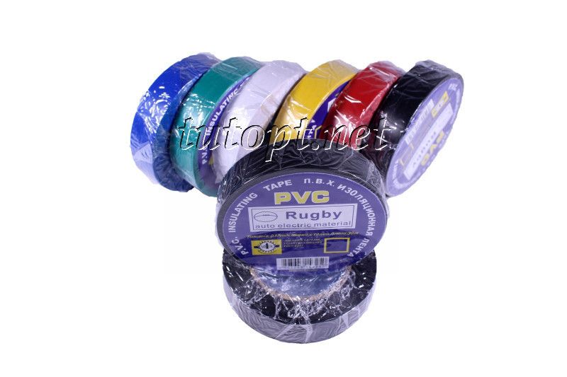 Ізолента Rugby / PVC / 30 м асорті (реальний метраж менше) Дніпро - фото 2