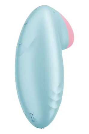 Смарт-вібратор для клітора Satisfyer Tropical Tip Light Blue Львів