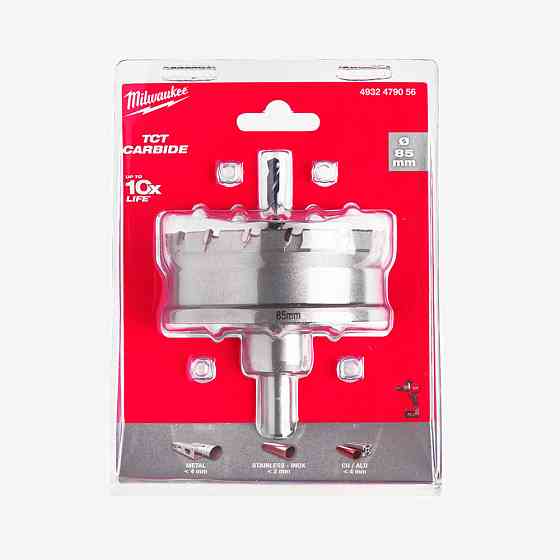 Коронка Holesaw TCT MILWAUKEE, Ø85мм Одеса