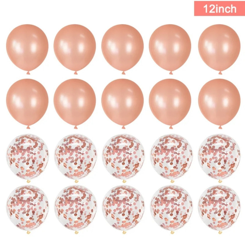 Набір для фотозони рожеве золото Київ - фото 6