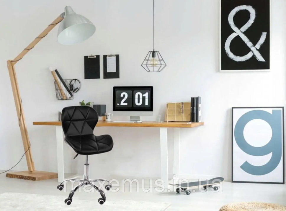 Офисное кресло для работы за компьютером B-531 ортопедическое кресло для дома и офиса чорное Мостиска - изображение 10