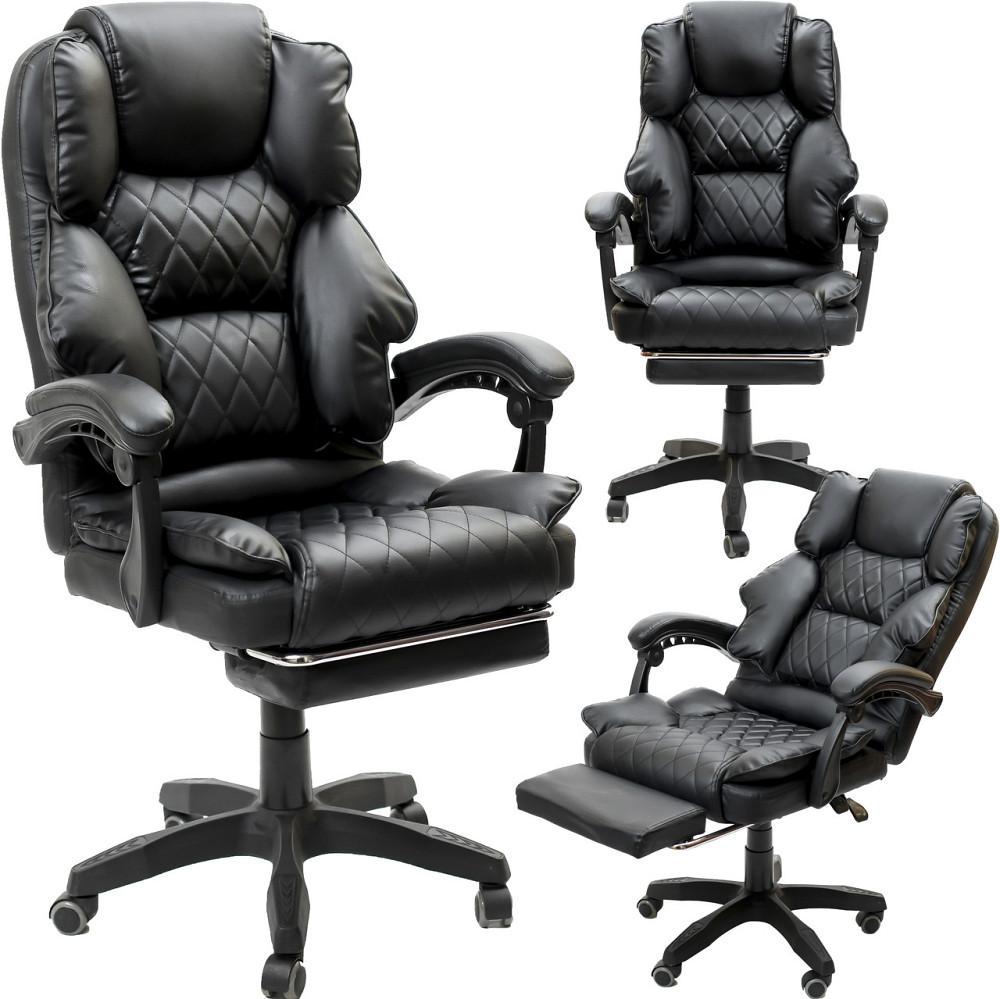 Кресло офисное Diego Comfort Pro черное Киев - изображение 1