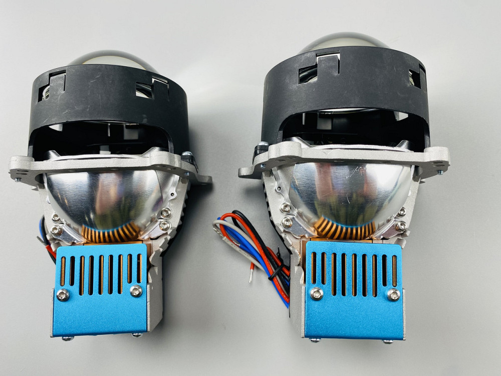 Додаткові автомобільні LED лінзи універсальні 3 inch R6D 128 мм IP67 6000 K Мукачево - фото 10