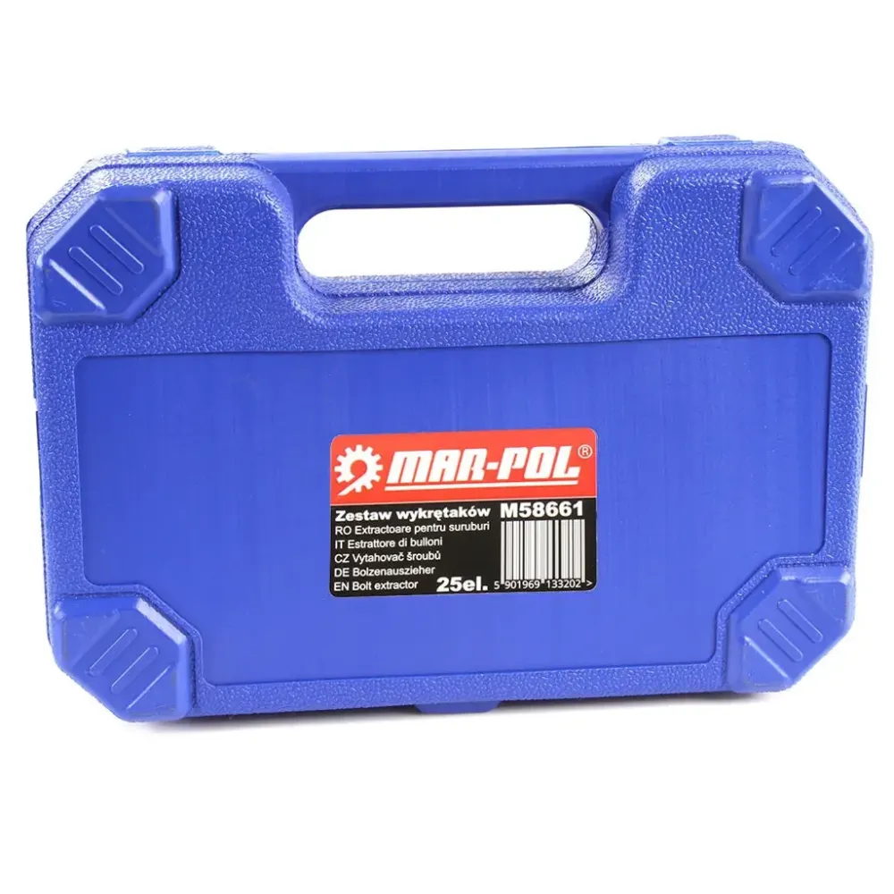 Набір інструментів для демонтажу болтів Mar-Pol 25 шт Львів - фото 8