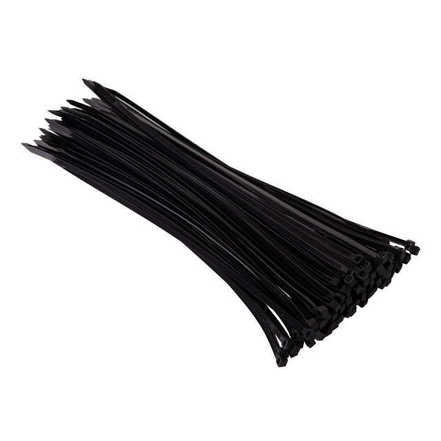 Хомут пластиковий, 4,8×300 мм, 100 шт/упак, чорний INTERTOOL TC-4831 Київ - фото 2