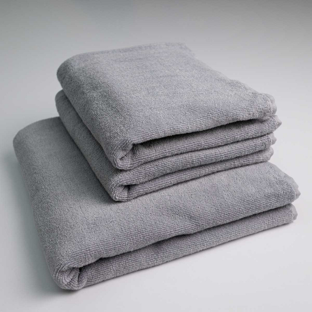 Набор махровых полотенец двусторонних Лаванда 3шт GM Textile 50х90см, 50х90см, 70х140см 400г/м2 (Лавандовый Серый) Сумы - изображение 10