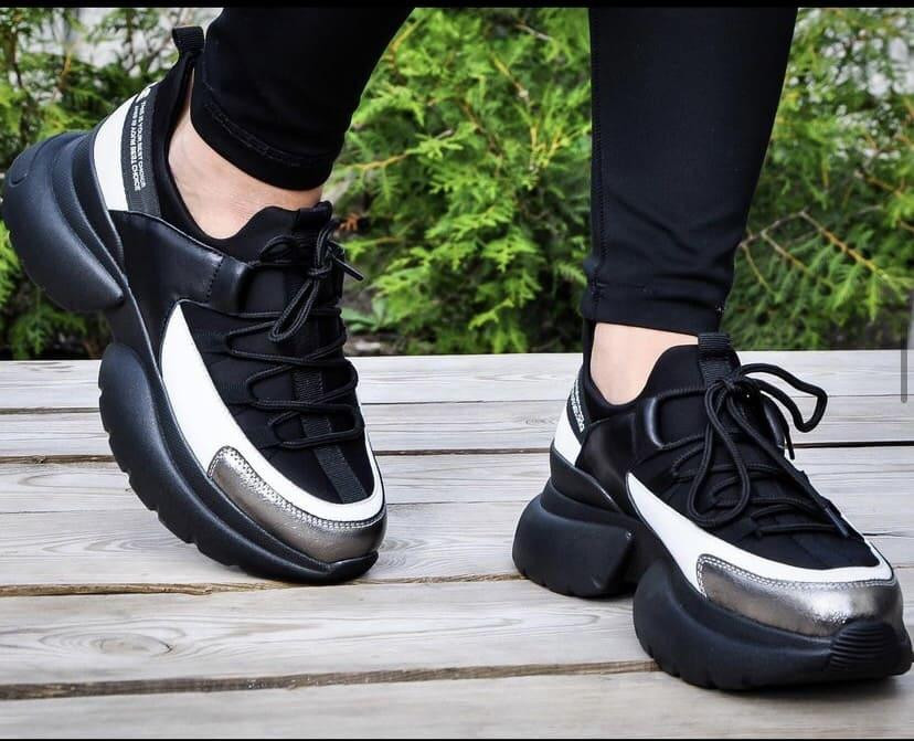 Vanessa Кросівки жіночі VANESSA T-110-01 чорні (весна-осінь, шкіра натуральна) (4426) 36-40 Коломыя - изображение 7