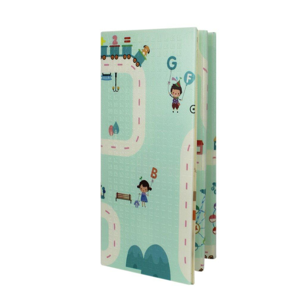 Детский игровой двухсторонний коврик Город и Мишка 200х180х0.8см Киев - изображение 3