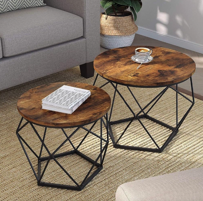 Комплект журнальних столиків Leobert Watson 2 шт в стилі Loft Київ - фото 4