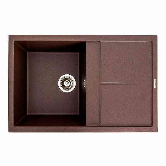 Гранитная мойка для кухни Platinum 7950 SELENA матовая Мокко Киев