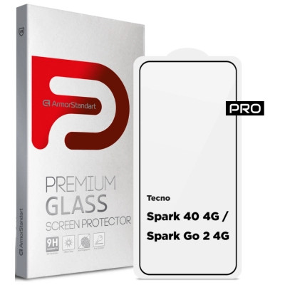 Скло захисне Armorstandart Pro Tecno Spark 40 4G / Spark Go 2 4G (ARM87297) Вінниця - фото 1