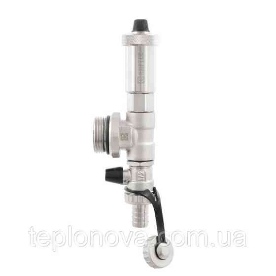 Колектор в зборі на 2 пари виходів нержавійка  "Raftec" для Теплої Підлоги з розходомірами Чернівці