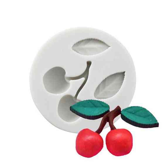 Молд силиконовый Вишня 55 мм серый Киев