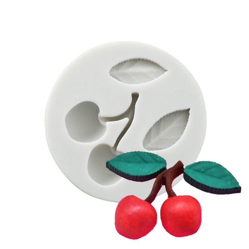 Молд силиконовый Вишня 55 мм серый Киев - изображение 3