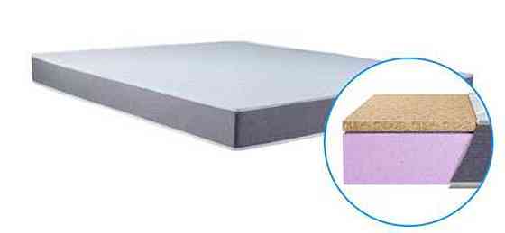 Ортопедичний беспружинний матрац Twin Cocos (Твин Кокос) колекція Сіті ТМ Еurosleep 90х200 Харків