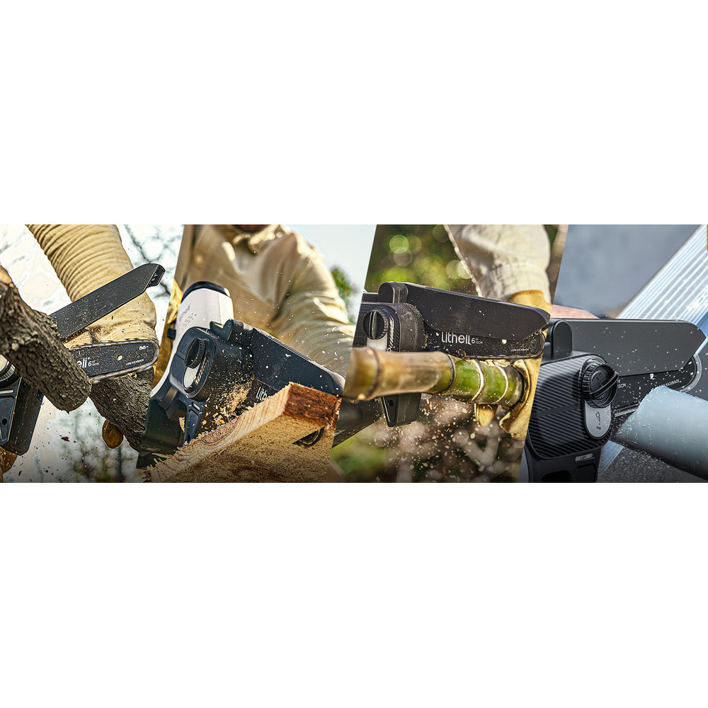 Акумуляторна міні-пила безщіткова, живлення від павербанку (УМБ Litheli Power Bank 10000 mAh, 45 W, 2А в комплекті) Київ - фото 9