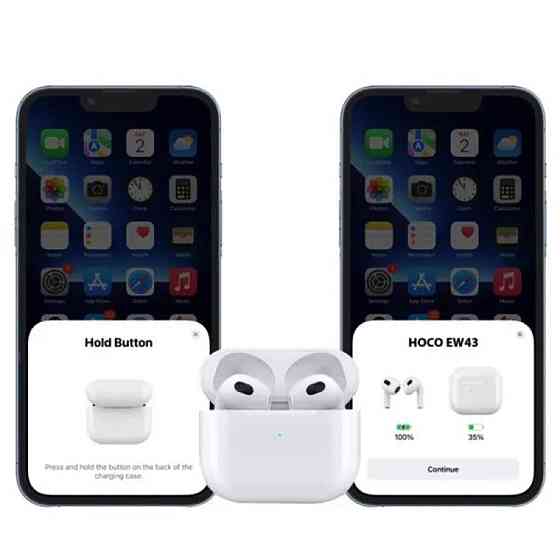 Наушники беспроводные HOCO EW43 True wireless stereo headset White 6931474779946 Одесса