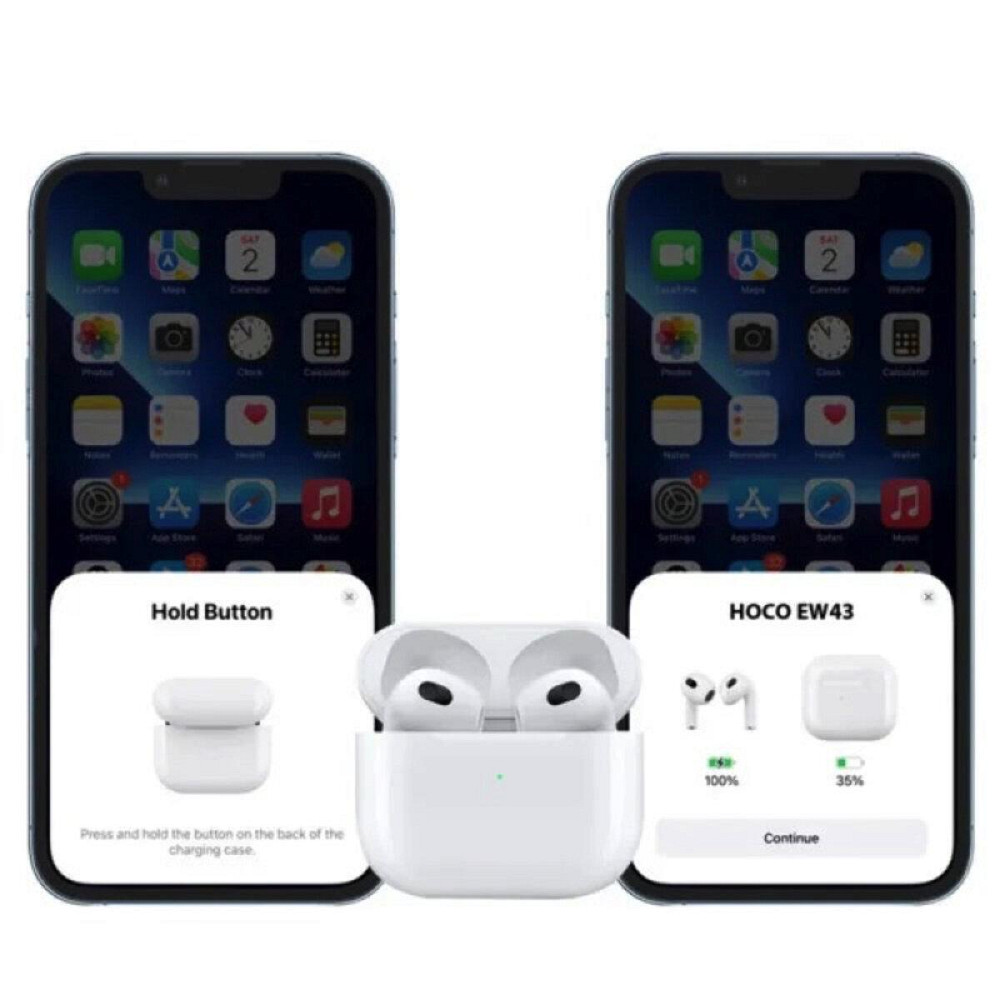 Наушники беспроводные HOCO EW43 True wireless stereo headset White 6931474779946 Одесса - изображение 5