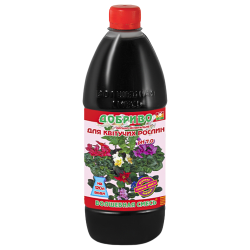 Добриво для квітучих рослин 500мл Квітофор "Чарівна суміш" Житомир - фото 1