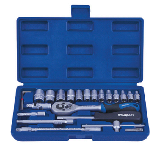 Набір інструменту СТАНДАРТ 1/4" 25 од. ST-1425 Одеса - фото 1