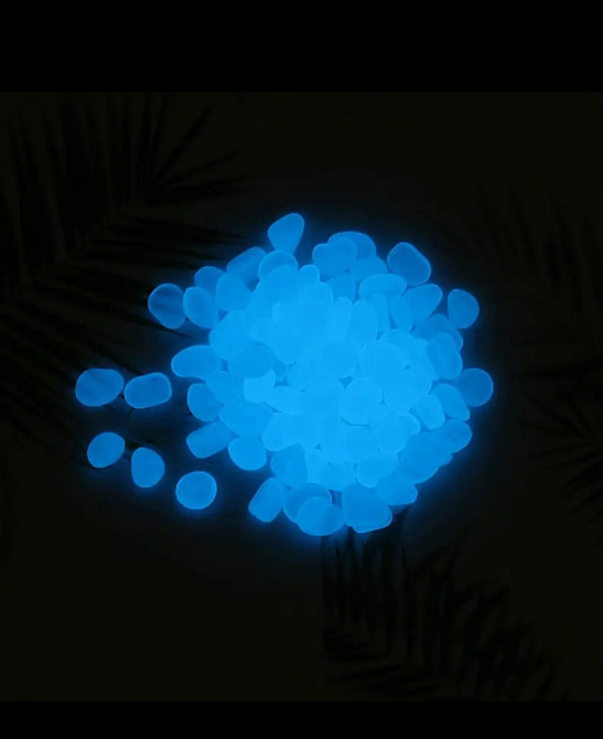 Камені фосфорні декоративні маленькі 500 штук 11 мм синій Київ - фото 3