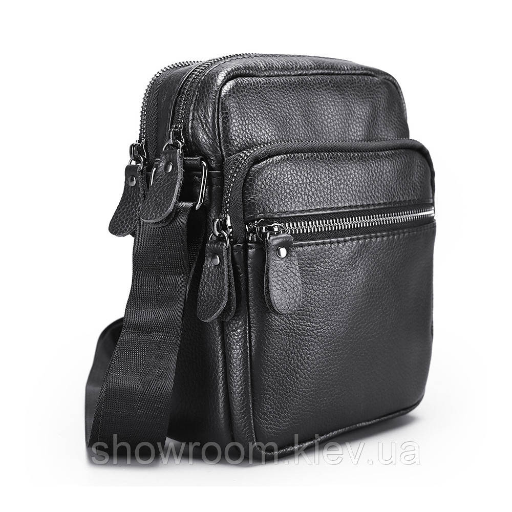 Мужская кожаная сумка, барсетка на плечо Leather Collection (6190) Киев - изображение 1