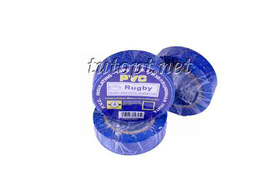 Изолента  Rugby / PVC / 20м синяя (реальный метраж меньше) Днепр