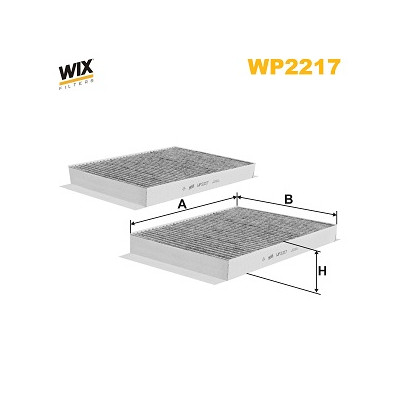 Фільтр салону Wixfiltron WP2217 Вінниця - фото 1