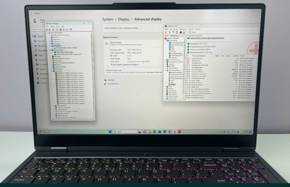Новый Legion 165Hz RTX 3070Ti 8Gb Ryzen 7 6800H SSD 1TB 16Gb DDR5 Київ - фото 8