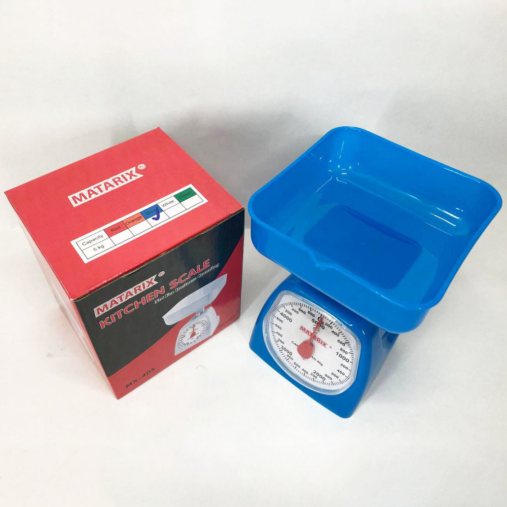 Кухонні ваги для харчових продуктів MATARIX MX-405 5 кг синие, Ваги кухонні для SK-260 маленької ваги Київ - фото 7