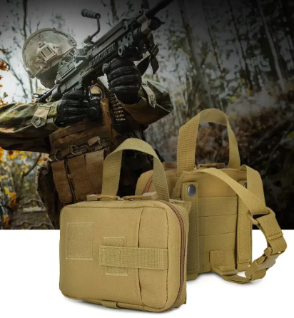 Підсумок-аптечка з кріпленням на Molle зі швидким скиданням (Хакі) Вінниця