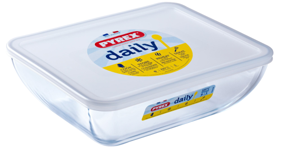 Форма с крышкой Pyrex Daily, 22х17 см (7092346) Киев