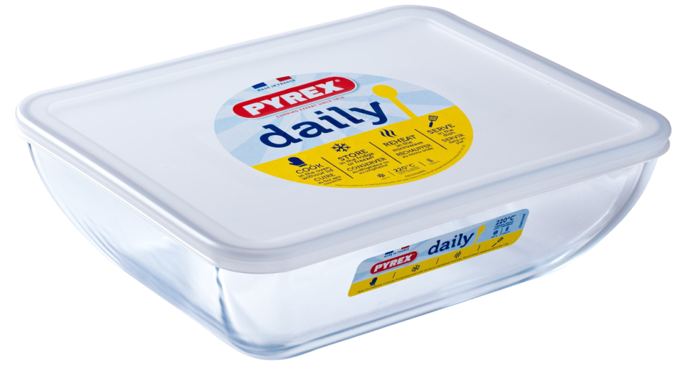 Форма с крышкой Pyrex Daily, 22х17 см (7092346) Киев - изображение 1