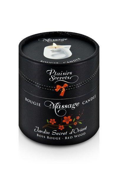 Массажная свеча Plaisirs Secrets Red Wood (80 мл) подарочная упаковка, керамический сосуд Sex Aura Киев - изображение 3