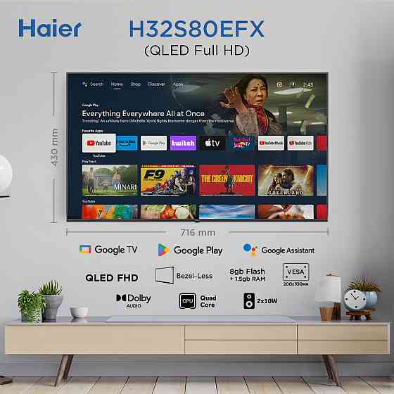 LED-телевізор Haier H32S80EFX (7154796) Київ